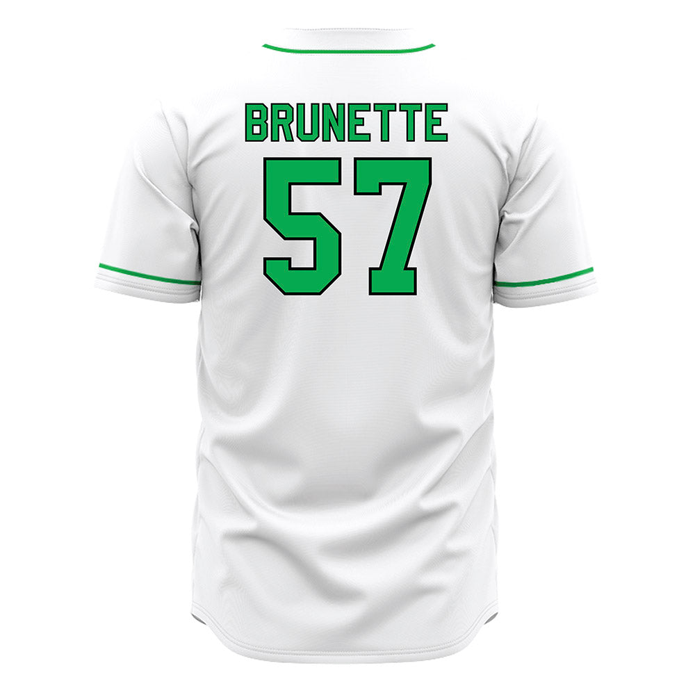 Marshall - NCAA Baseball : Brandon Brunette - White Jersey-1