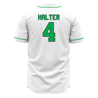 Marshall - NCAA Baseball : Franklin Halter - White Jersey-1