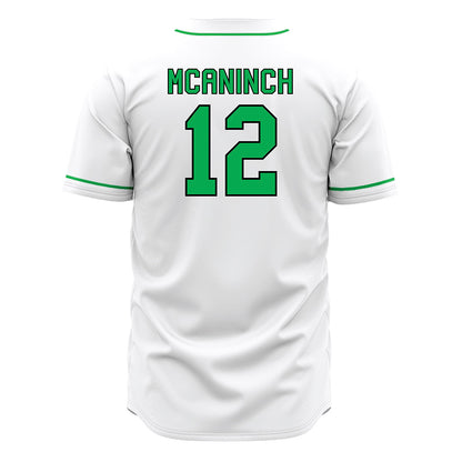 Marshall - NCAA Baseball : AJ McAninch - White Jersey-1