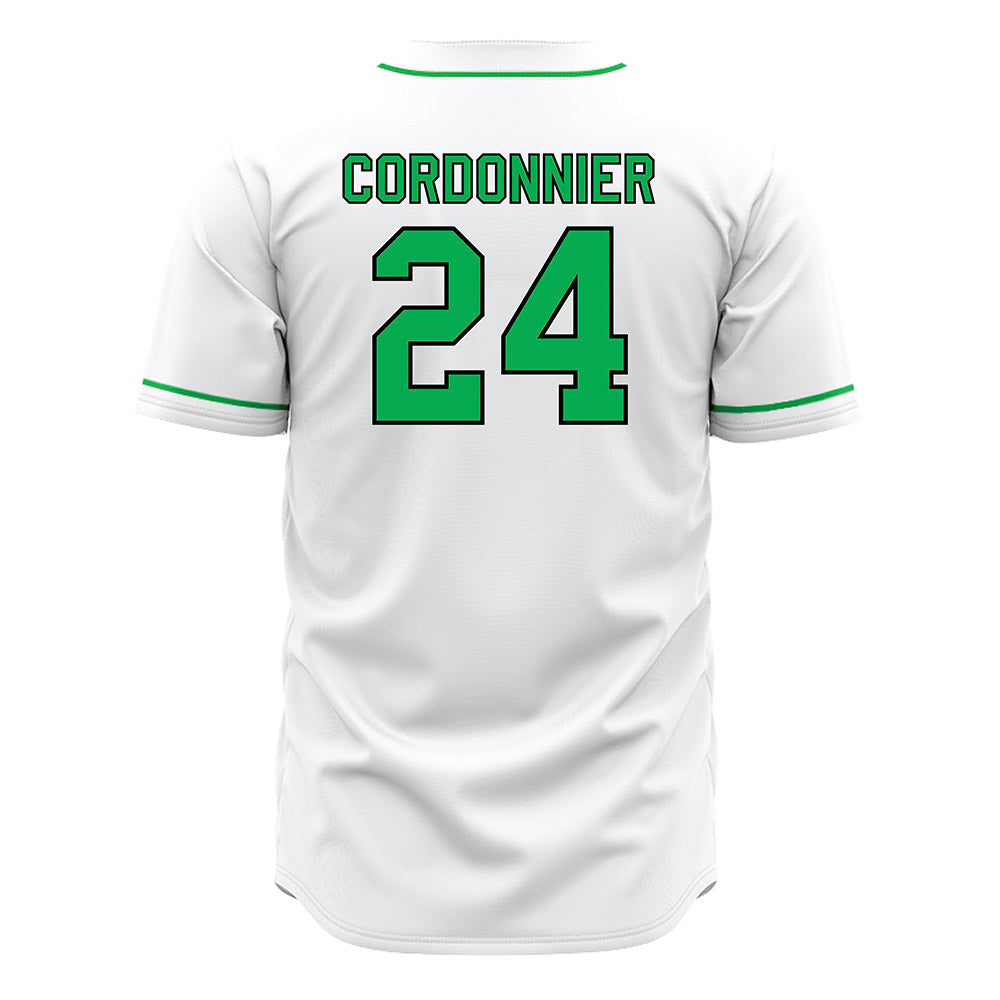 Marshall - NCAA Baseball : Braylon Cordonnier - White Jersey-1