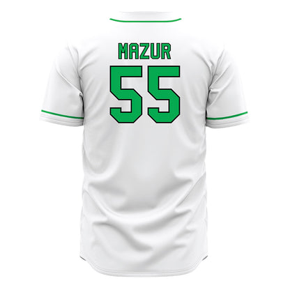 Marshall - NCAA Baseball : Patrick Mazur - White Jersey