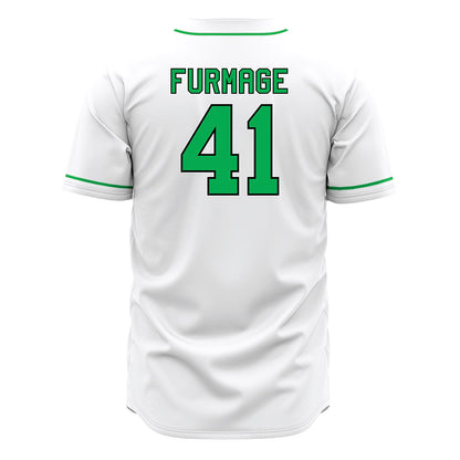 Marshall - NCAA Baseball : Caleb Furmage - White Jersey