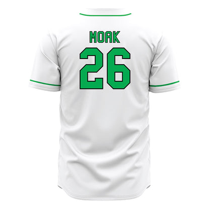 Marshall - NCAA Baseball : Clint Moak - White Jersey