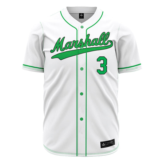 Marshall - NCAA Baseball : Maika Niu - White Jersey