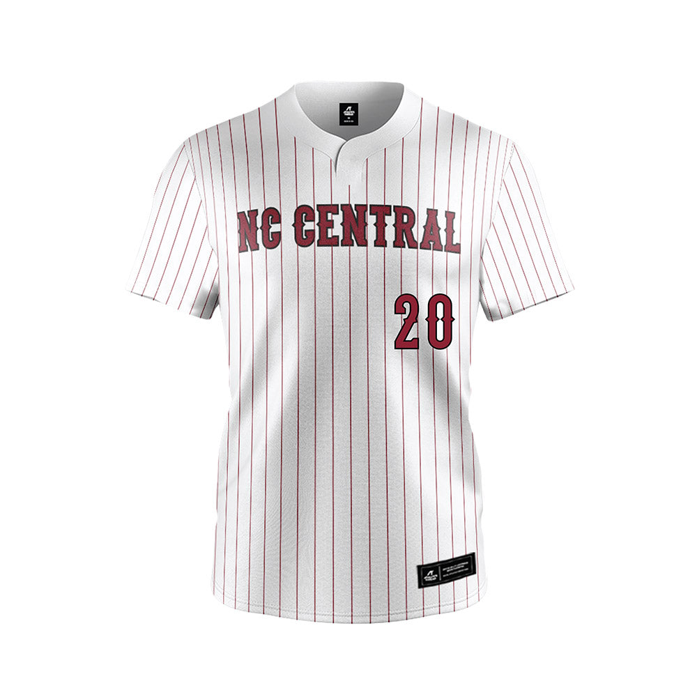 NCCU - NCAA Softball : Kia Borum - White Jersey-0