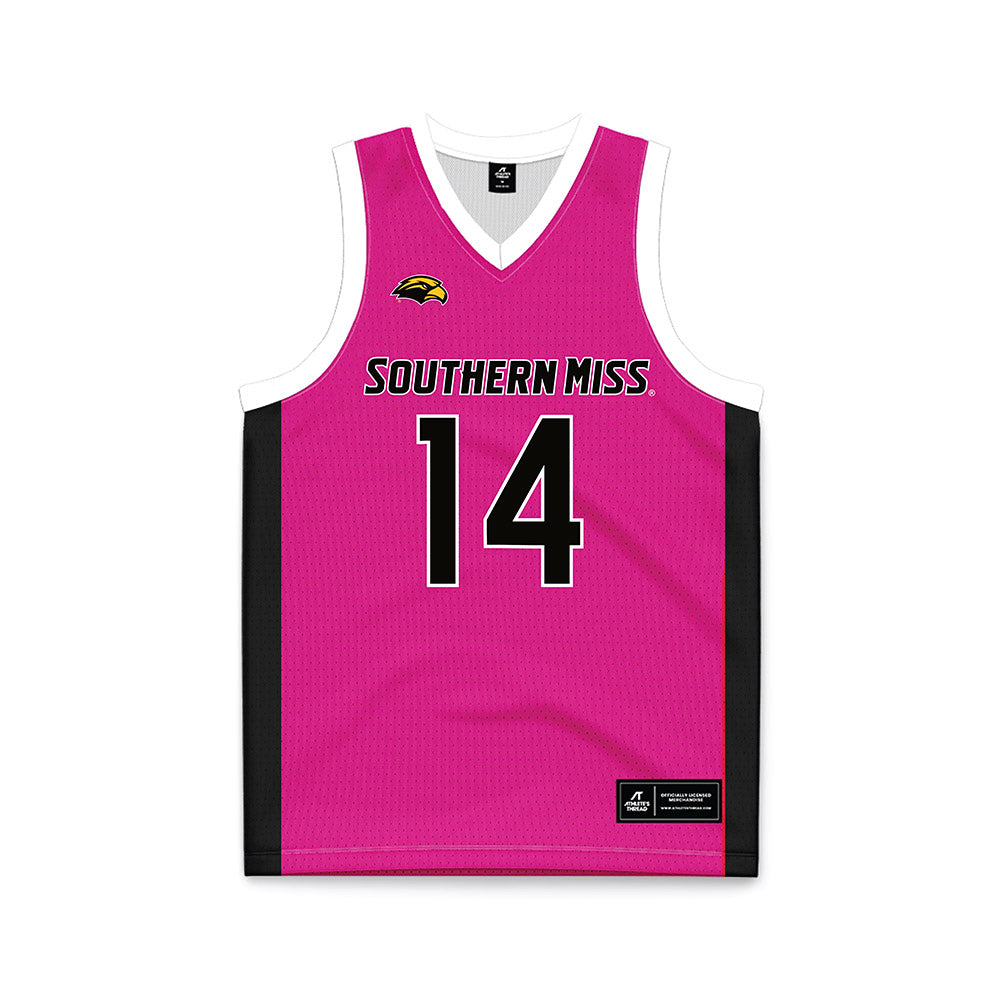 Southern Miss - NCAA Women's Basketball : Nyla Jean - Pink Basketball Jersey