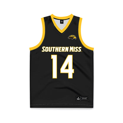 Southern Miss - NCAA Women's Basketball : Nyla Jean - Black Basketball Jersey