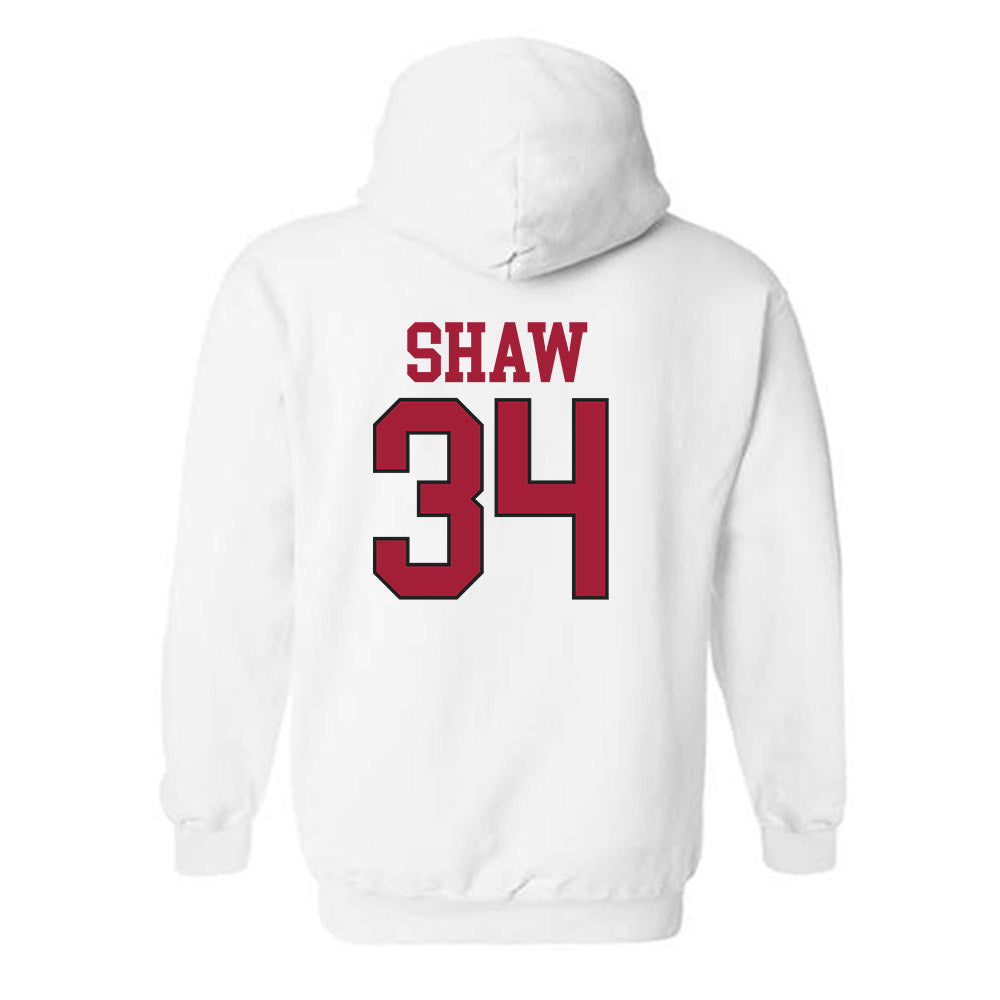 Arkansas - NCAA Football : Jabrae Shaw - Replica Shersey Hooded Sweatshirt-3