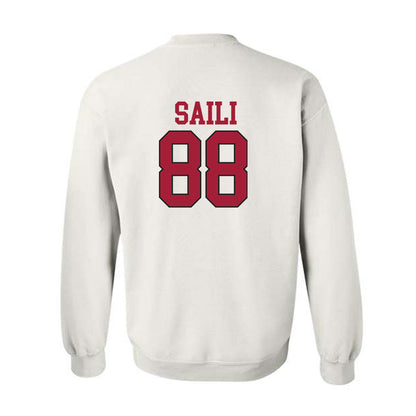 Arkansas - NCAA Football : Danny Saili - Replica Shersey Crewneck Sweatshirt-1