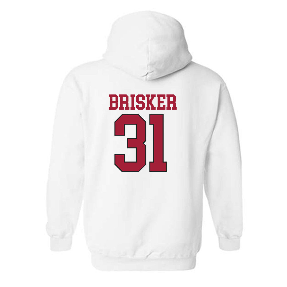 Arkansas - NCAA Football : Blake Brisker - Replica Shersey Hooded Sweatshirt-2