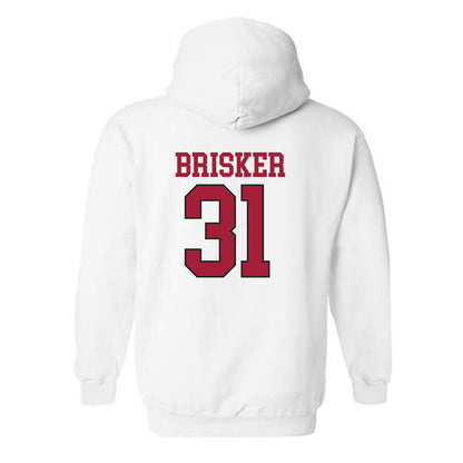 Arkansas - NCAA Football : Blake Brisker - Replica Shersey Hooded Sweatshirt-2