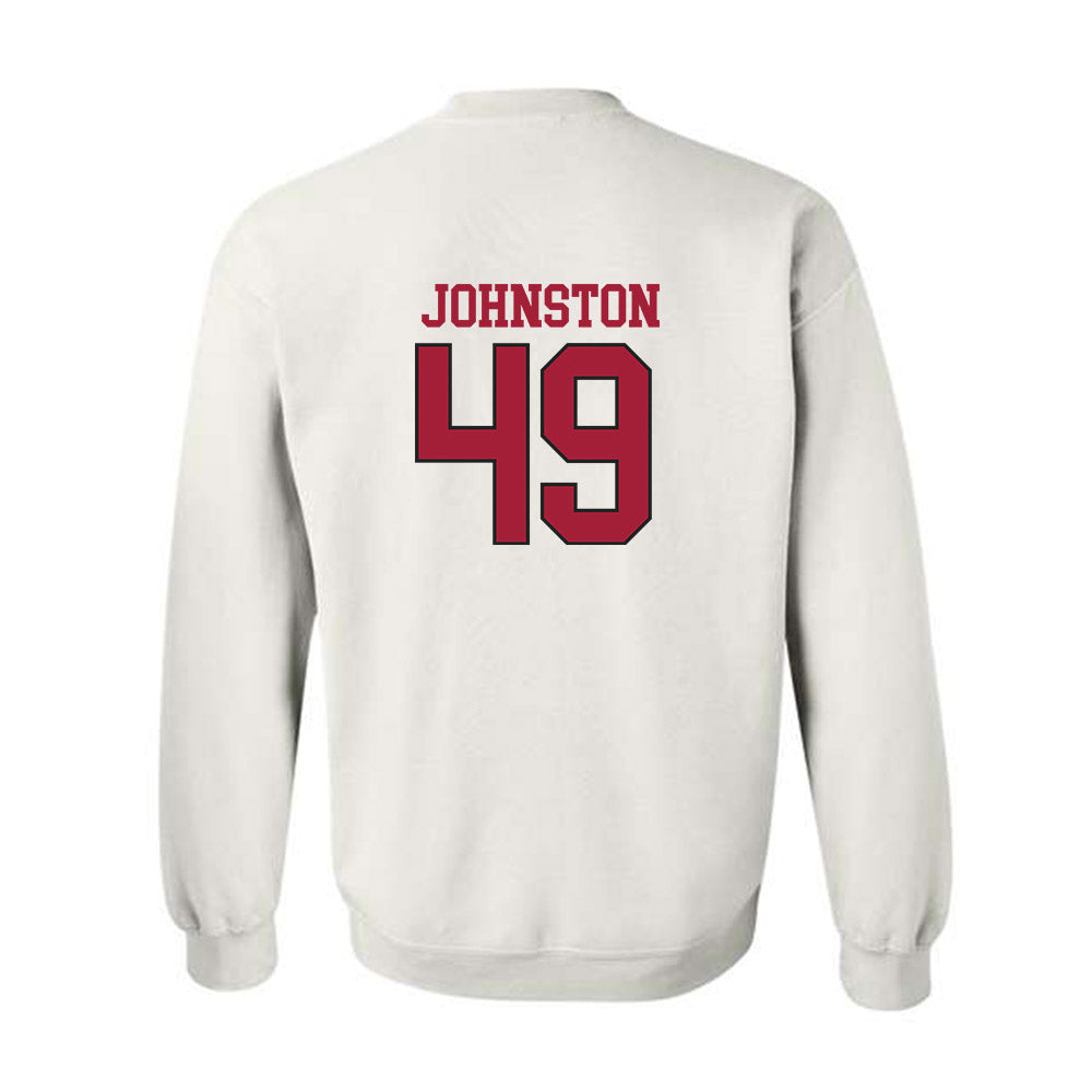 Arkansas - NCAA Football : Luke Johnston - Crewneck Sweatshirt