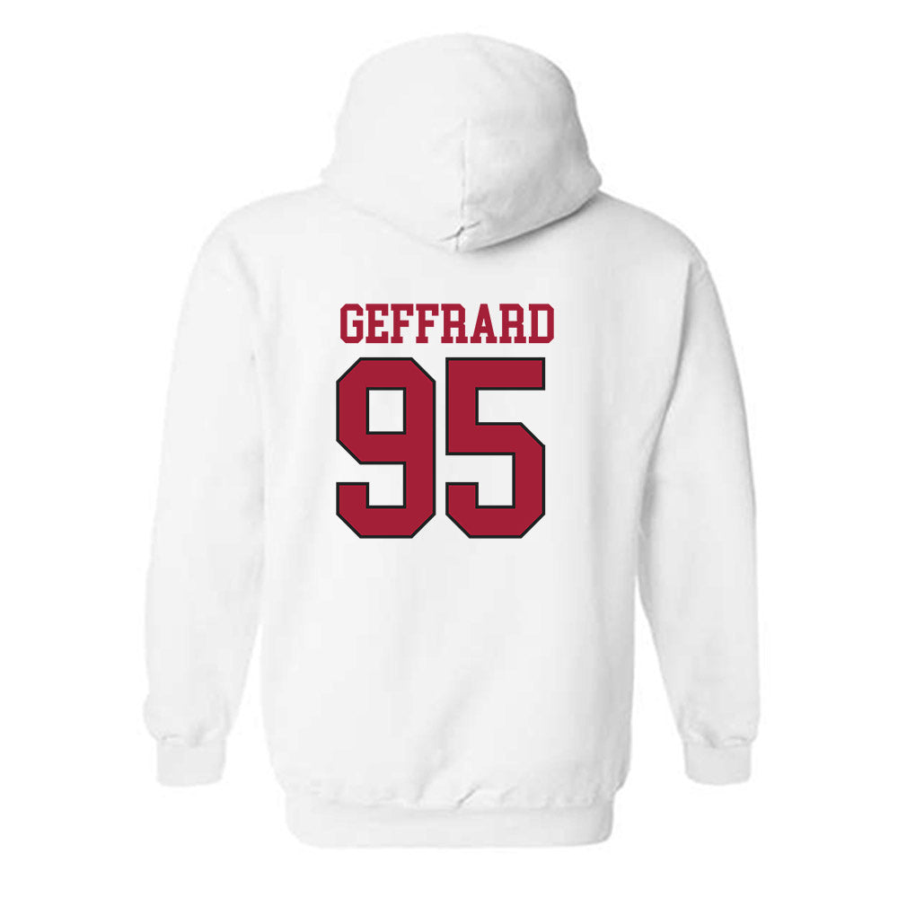 Arkansas - NCAA Football : Ian Geffrard - Replica Shersey Hooded Sweatshirt