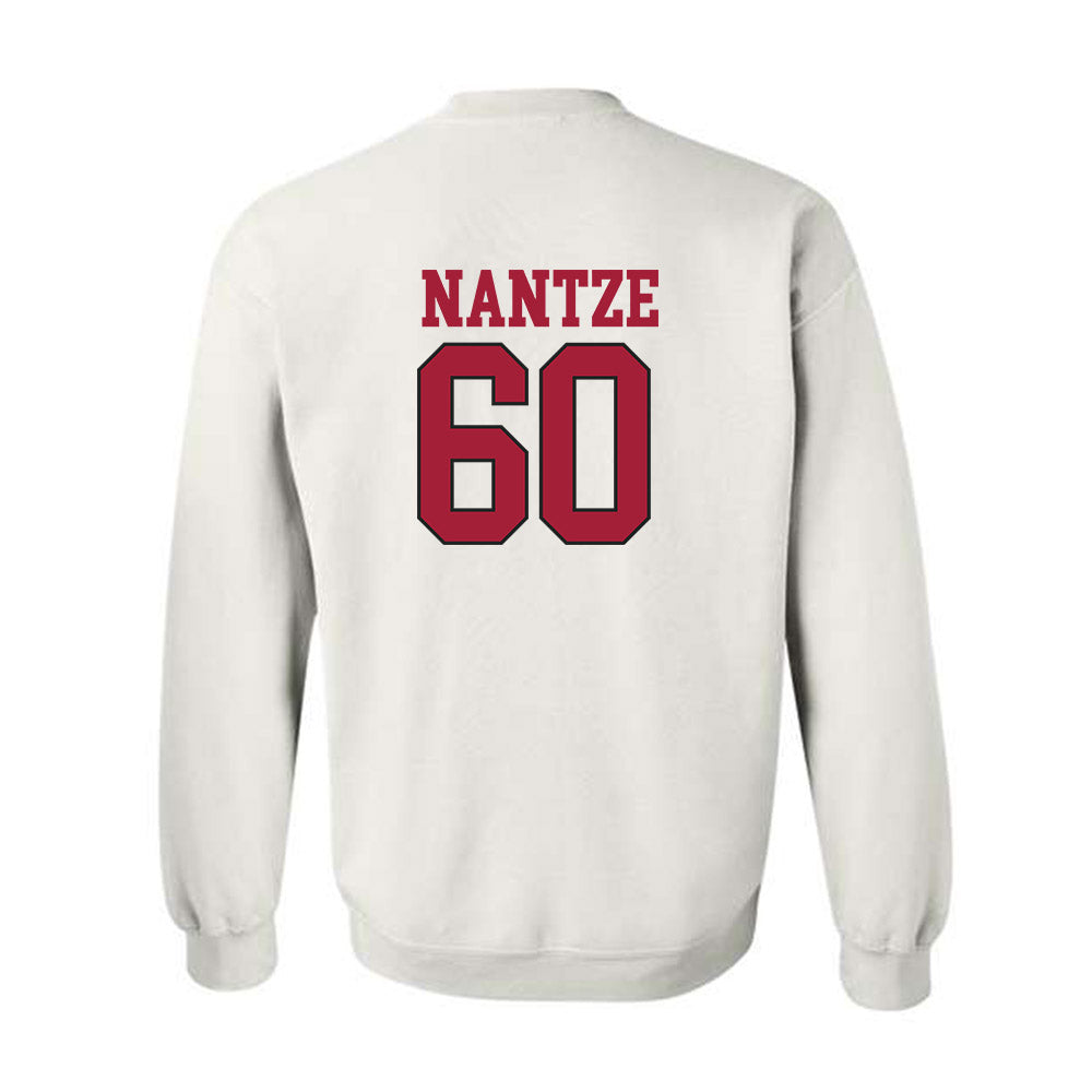 Arkansas - NCAA Football : Jonas Nantze - Crewneck Sweatshirt