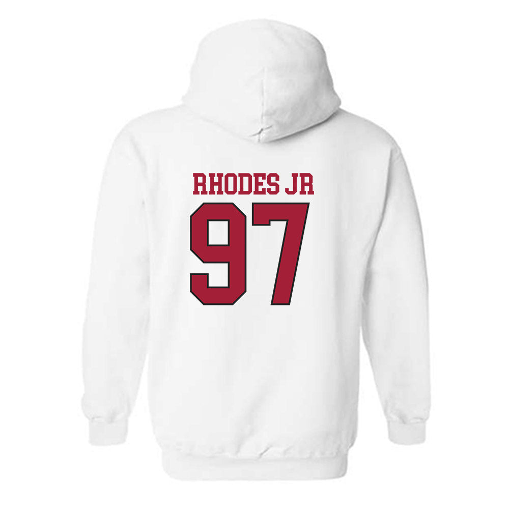 Arkansas - NCAA Football : Quincy Rhodes Jr - Replica Shersey Hooded Sweatshirt-2