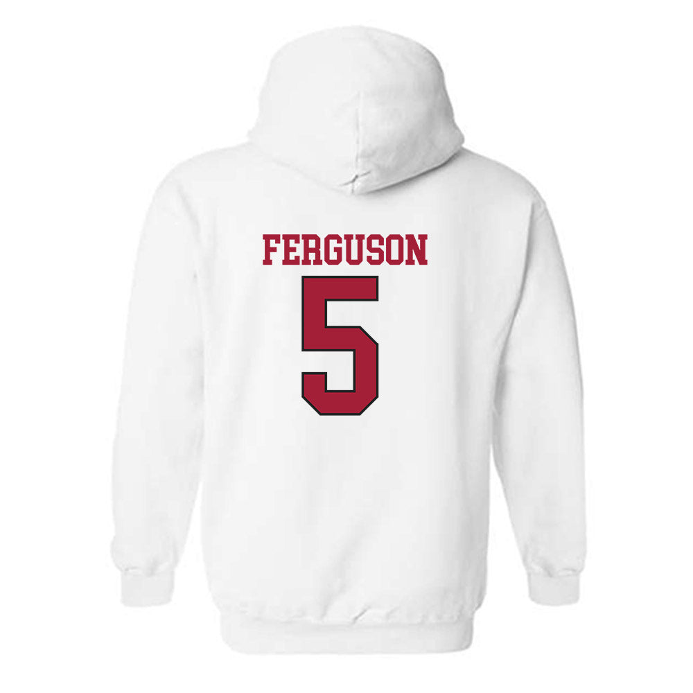 Arkansas - NCAA Football : Ja'kayden Ferguson - Replica Shersey Hooded Sweatshirt-3