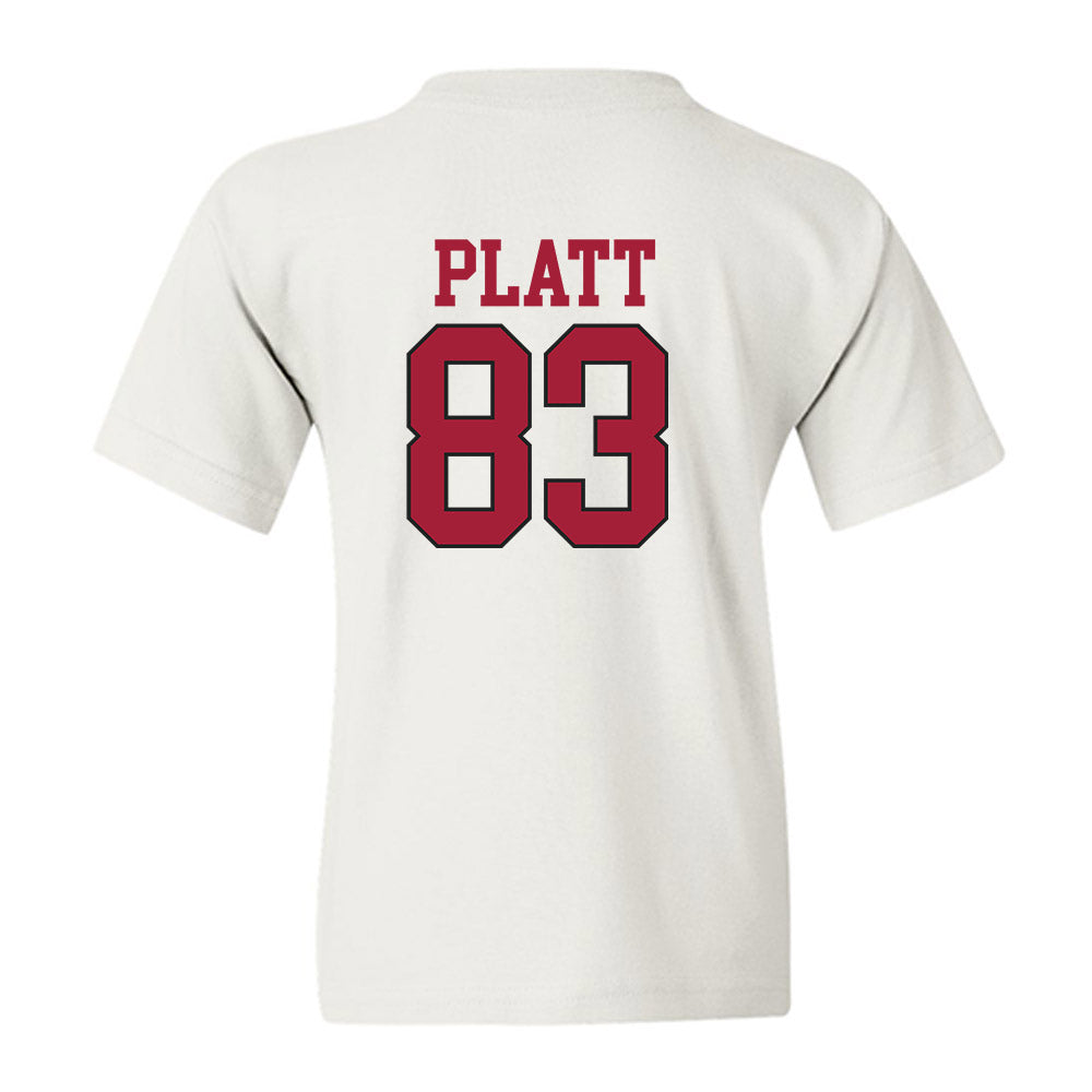 Arkansas - NCAA Football : Jaden Platt - Replica Shersey Youth T-Shirt-1