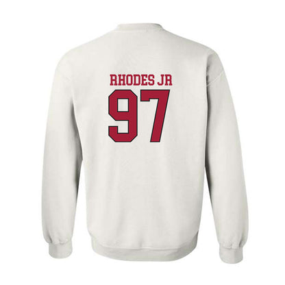 Arkansas - NCAA Football : Quincy Rhodes Jr - Replica Shersey Crewneck Sweatshirt-1