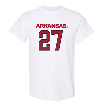 Arkansas - NCAA Football : Ahkhari Johnson - T-Shirt