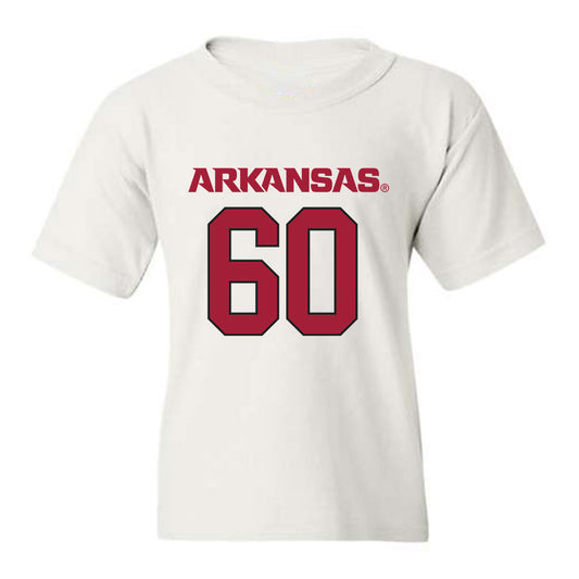 Arkansas - NCAA Football : Jonas Nantze - Youth T-Shirt