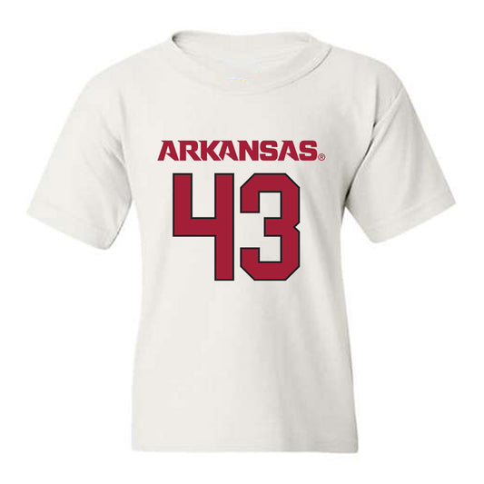 Arkansas - NCAA Football : Trent Sellers - Replica Shersey Youth T-Shirt-0