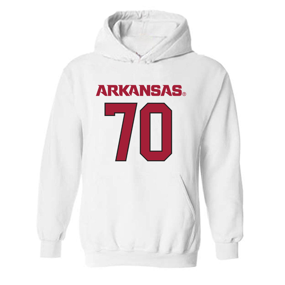 Arkansas - NCAA Football : Blake Cherry - Replica Shersey Hooded Sweatshirt-1