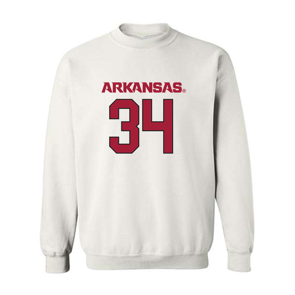Arkansas - NCAA Football : Jabrae Shaw - Replica Shersey Crewneck Sweatshirt-0