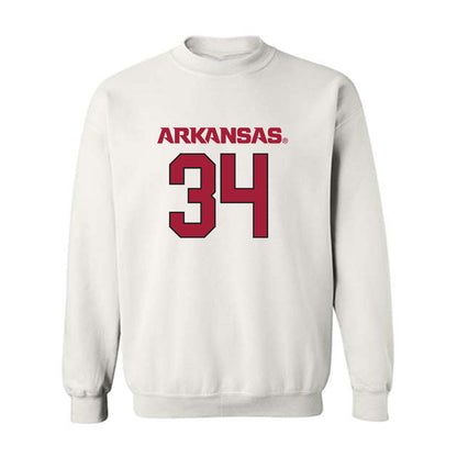 Arkansas - NCAA Football : Jabrae Shaw - Replica Shersey Crewneck Sweatshirt-0
