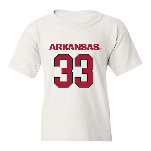 Arkansas - NCAA Football : Jeremiah Beck Jr. - Replica Shersey Youth T-Shirt-0