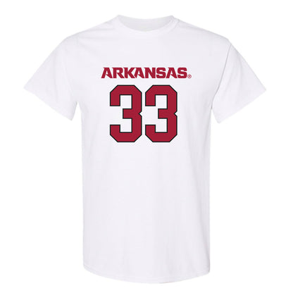 Arkansas - NCAA Football : Jeremiah Beck Jr. - Replica Shersey T-Shirt-0