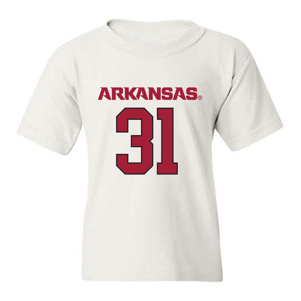 Arkansas - NCAA Football : Blake Brisker - Replica Shersey Youth T-Shirt-0