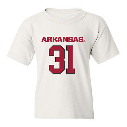 Arkansas - NCAA Football : Blake Brisker - Replica Shersey Youth T-Shirt-0