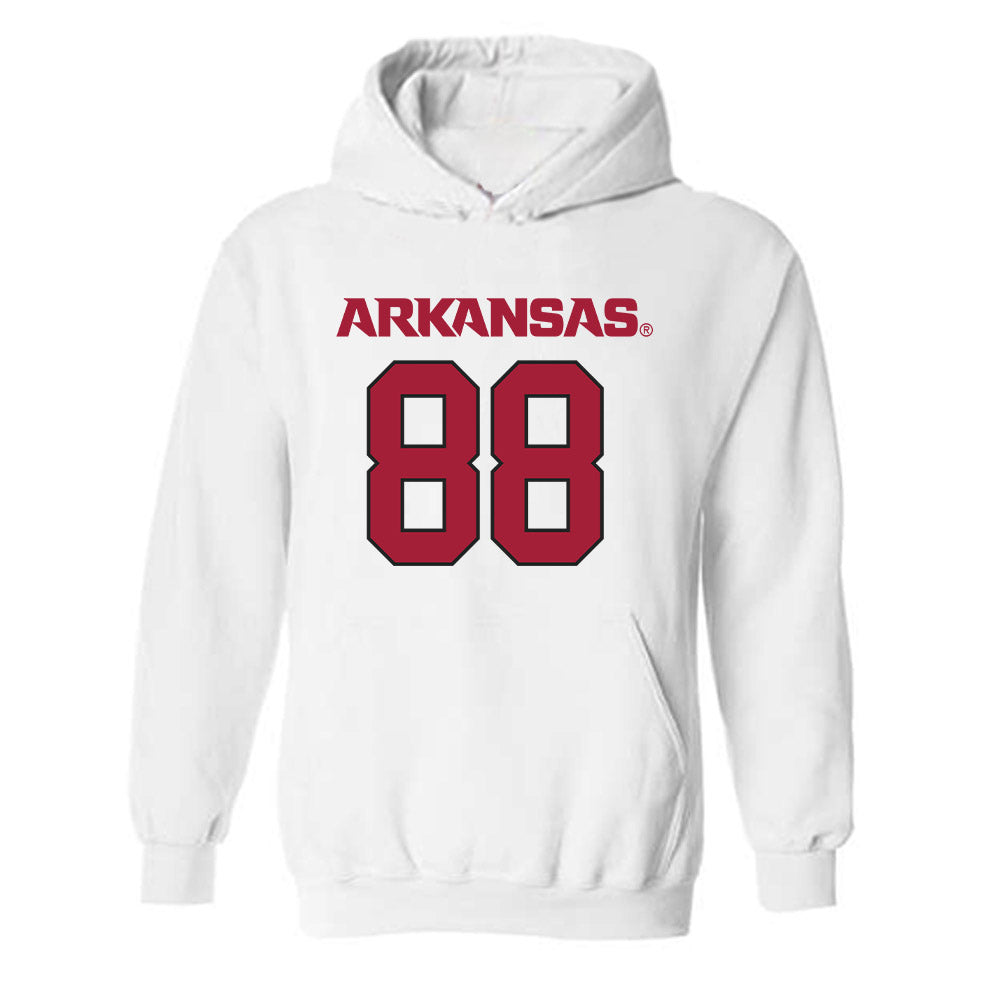 Arkansas - NCAA Football : Danny Saili - Replica Shersey Hooded Sweatshirt-1