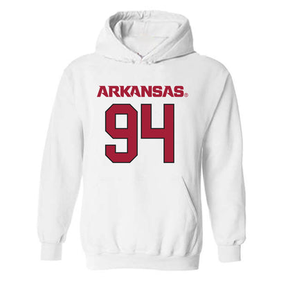 Arkansas - NCAA Football : Reginald Vaughn - Replica Shersey Hooded Sweatshirt-0