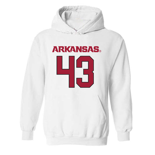 Arkansas - NCAA Football : Trent Sellers - Replica Shersey Hooded Sweatshirt-0
