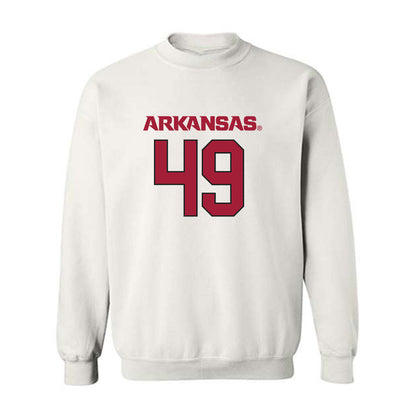 Arkansas - NCAA Football : Luke Johnston - Crewneck Sweatshirt