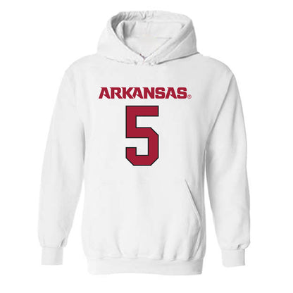 Arkansas - NCAA Football : Ja'kayden Ferguson - Replica Shersey Hooded Sweatshirt-1