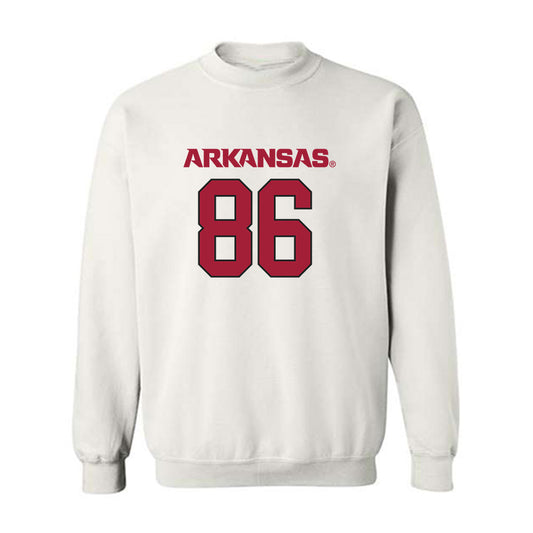 Arkansas - NCAA Football : Walker Catsavis - Crewneck Sweatshirt Replica Shersey