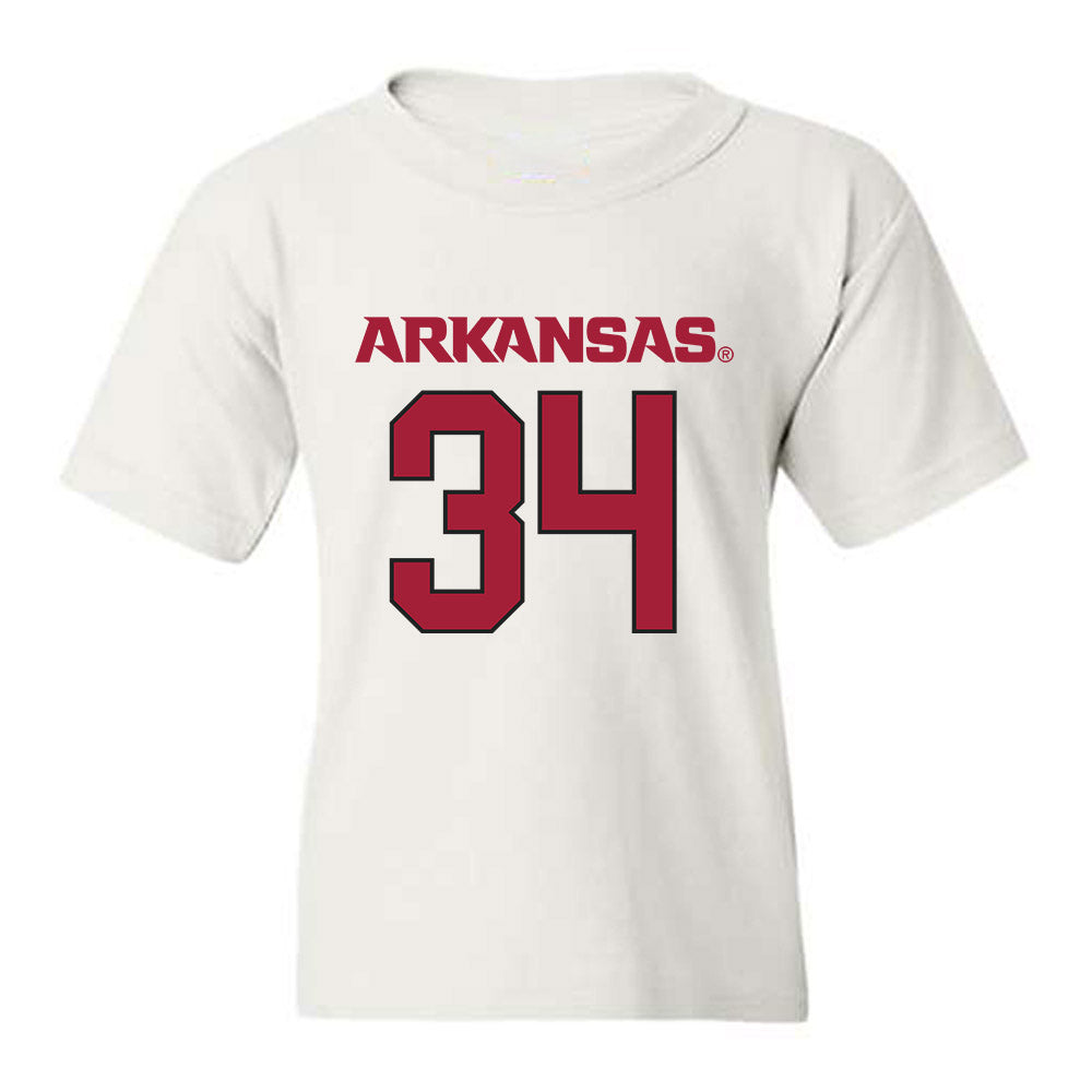 Arkansas - NCAA Football : Jabrae Shaw - Replica Shersey Youth T-Shirt-0