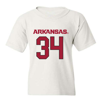 Arkansas - NCAA Football : Jabrae Shaw - Replica Shersey Youth T-Shirt-0
