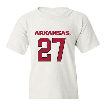 Arkansas - NCAA Football : Ahkhari Johnson - Youth T-Shirt