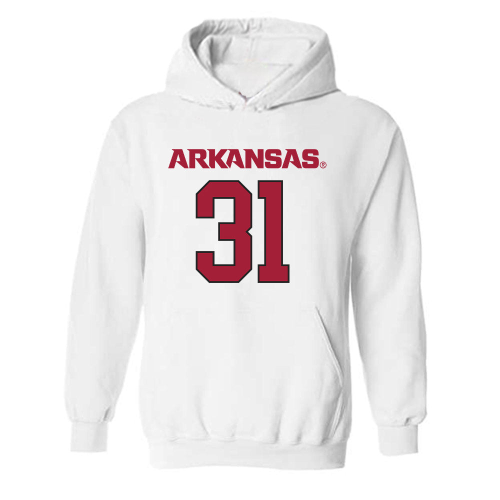Arkansas - NCAA Football : Blake Brisker - Replica Shersey Hooded Sweatshirt-1
