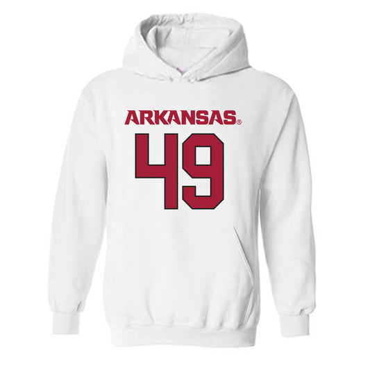 Arkansas - NCAA Football : Luke Johnston - Hooded Sweatshirt