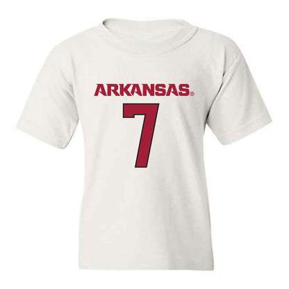 Arkansas - NCAA Football : Bradley Shaw - Replica Shersey Youth T-Shirt-0