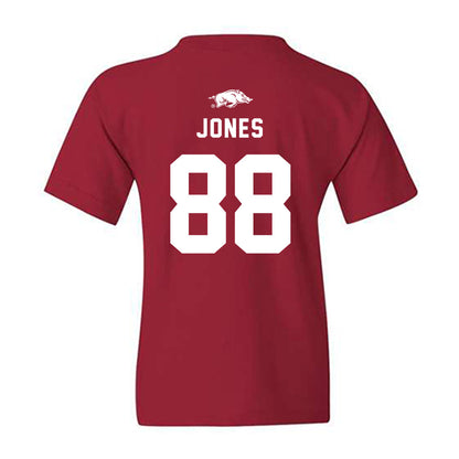Arkansas - NCAA Football : Rohan Jones - Replica Shersey Youth T-Shirt-1