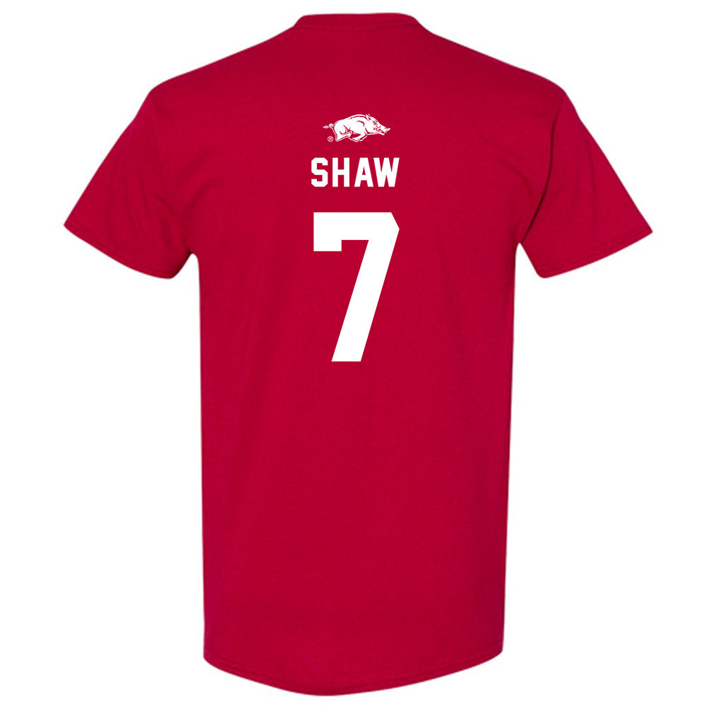 Arkansas - NCAA Football : Bradley Shaw - Replica Shersey T-Shirt-1