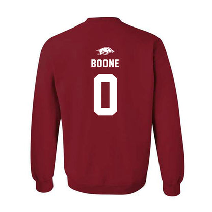 Arkansas - NCAA Football : Justus Boone - Replica Shersey Crewneck Sweatshirt-1