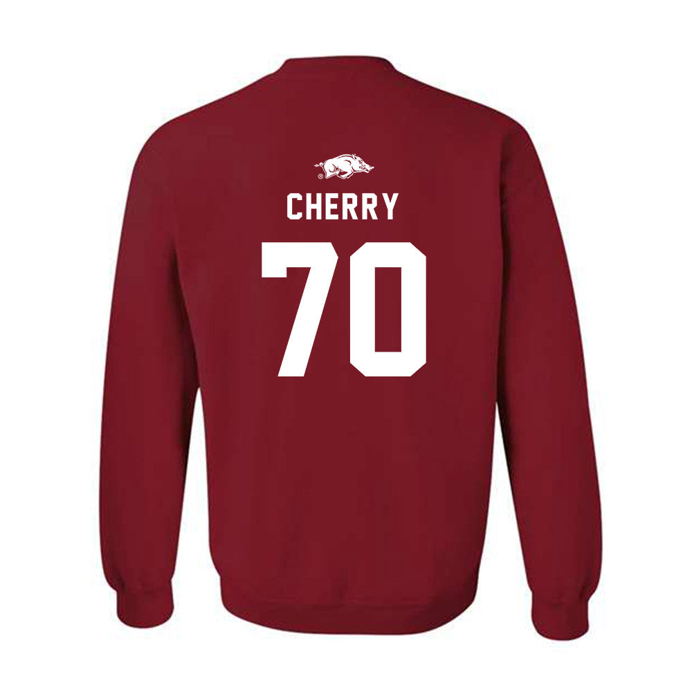 Arkansas - NCAA Football : Blake Cherry - Replica Shersey Crewneck Sweatshirt-1