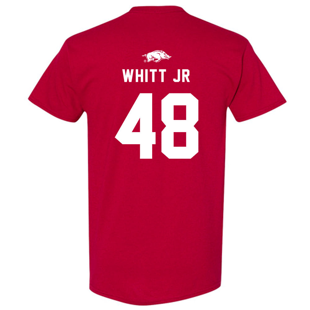 Arkansas - NCAA Football : Joseph Whitt Jr - Replica Shersey T-Shirt