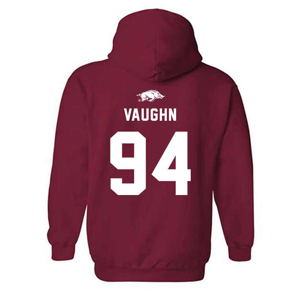 Arkansas - NCAA Football : Reginald Vaughn - Replica Shersey Hooded Sweatshirt-1